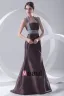 Satin Plisse Halter Robe De Demoiselle D'honneur De Longueur Manches De La Mode