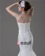 Bretelles Spaghetti Plissee Perles Etage Longueur Robe De File De Mariée Sirène