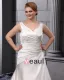 Large Size Satin Sweetheart Chapel Train Wedding Dresses