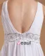 Ceinture Applique Col V Mini Robe / Graduation Des Robes De Mariage De Robe De Mariée Courtes