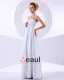 Speciale Imperium Strapless Ruches Vloer-length Chiffon Bruidsmeisjes Jurken