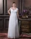 Elegant Cherie Parole Longueur Satin Mousseline De Soie Plus La Robe De Mariage De Taille