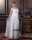 Elegant Cherie Parole Longueur Satin Mousseline De Soie Plus La Robe De Mariage De Taille