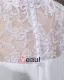 Elegant Cherie Parole Longueur Satin Mousseline De Soie Plus La Robe De Mariage De Taille