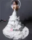 Elegant Organza Ruffles Sweetheart Chapel Train Bridal Mermaid Wedding Dress