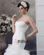 Beading Ruffles Applique Sweetheart Floor Length Yarn Mermaid Wedding Dress