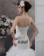 Beading Ruffles Applique Sweetheart Floor Length Yarn Mermaid Wedding Dress