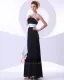 Charming Chiffon Sash Strapless Floor Length Bridesmaid Dresses