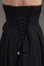 Fashion Strapless Knee Length Chiffon Bridesmaids Dresses