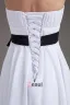 Fashion Strapless Knee Length Chiffon Bridesmaids Dresses
