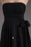 Fashion Strapless Knee Length Chiffon Bridesmaids Dresses