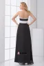 Mousseline De Soie Satin Plisse Bowknot Robe Bustier De Demoiselle D'honneur De Longueur De La Cheville Sans Manche De Mode
