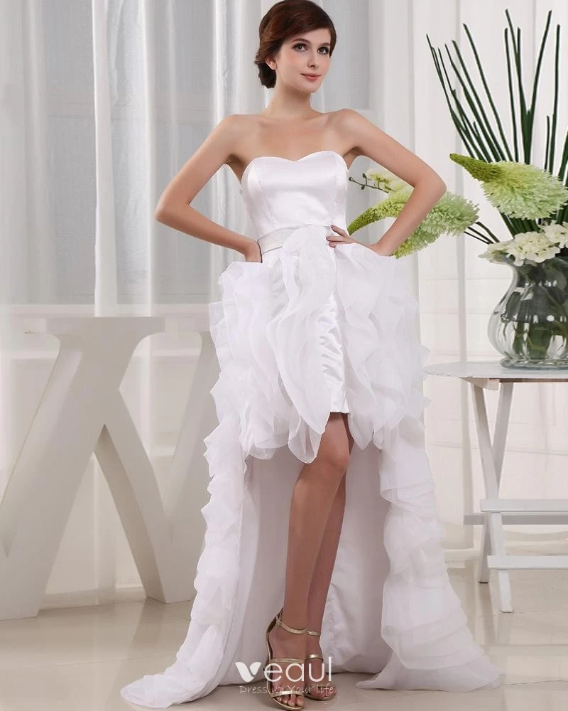 Asymmetrical Organza Dresses