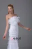 Charming Style Strapless Floor Length Ruffles Organza Women Sheath Wedding Dress
