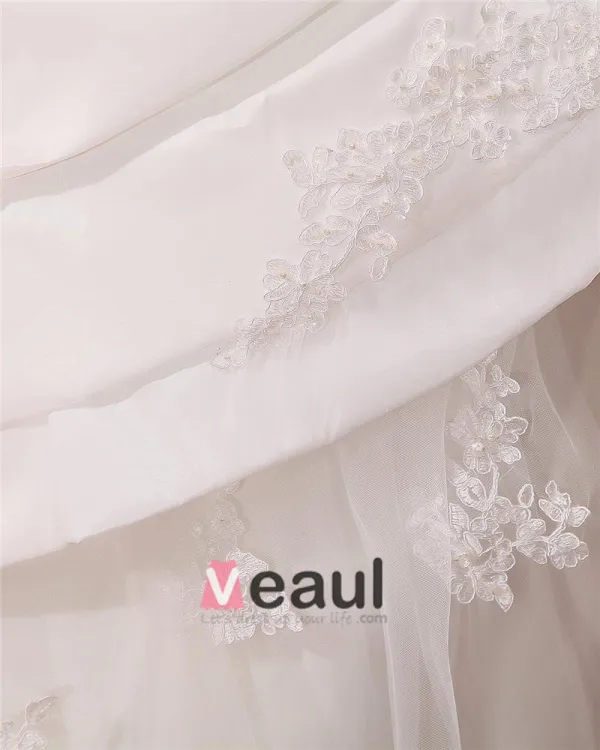 Elegant Taft Liebsten Kapelle Zug A-linie Brautkleid Hochzeitskleider Große Größen