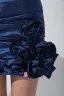 Stilig Taffeta Silke Kjaereste Beading Ermelos Rygglose Mini Krusning Cocktail Kjoler Festkjoler