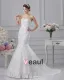 Lace Strapless Beading Applique Court Mermaid Bridal Gown Wedding Dresses