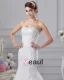 Lace Strapless Beading Applique Court Mermaid Bridal Gown Wedding Dresses