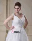 Applique Perles Fil V Tribunal Du Cou Ainsi Que La Taille De Mariée Robes De Mariage De Robe