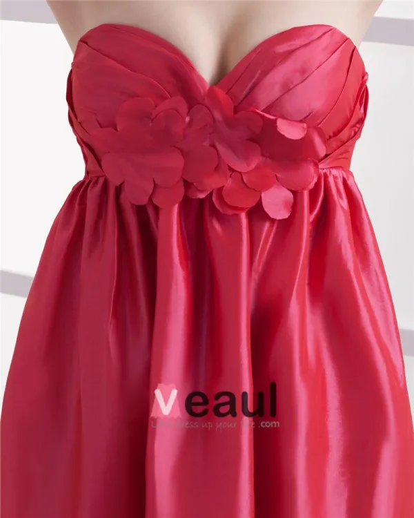 Imperium Sweetheart Vloer-length Taffeta Bruidsmeisjes Jurken