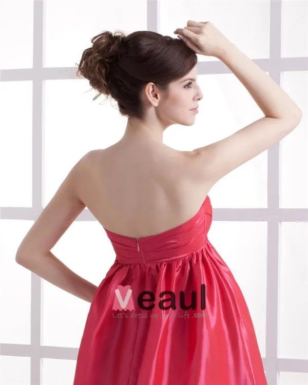 Imperium Sweetheart Vloer-length Taffeta Bruidsmeisjes Jurken