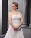 Taffeta Lace Flower Bead Sweetheart Applique Beading Princess Floor Length Wedding Dresses