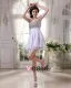 Sleeveless Chiffon Beading Spaghetti Straps Short Cocktail Dress