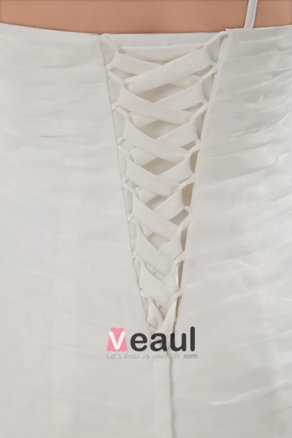 Organza Ruffle Flower One Shoulder Court Train Tiered Mermaid Wedding Dress