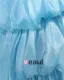 Ball Gown Sweetheart Sleeveless Chapel Train Organza Beading Womens Quinceanera Prom Dresses