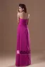 Mousseline De Soie Perles Ruffle Etage Robe De Demoiselle D'honneur De Longueur Sans Bretelles