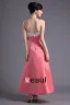 Fleur De Satin Robe Bustier De Demoiselle D'honneur De Longueur De Cheville De Mode