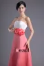 Fleur De Satin Robe Bustier De Demoiselle D'honneur De Longueur De Cheville De Mode