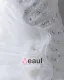 Graceful Beading Ruffles Floor Length Court Train Sweetheart Yarn Mermaid Wedding Dress