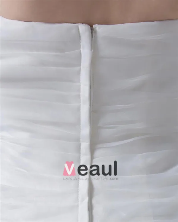 Graceful Beading Ruffles Floor Length Court Train Sweetheart Yarn Mermaid Wedding Dress
