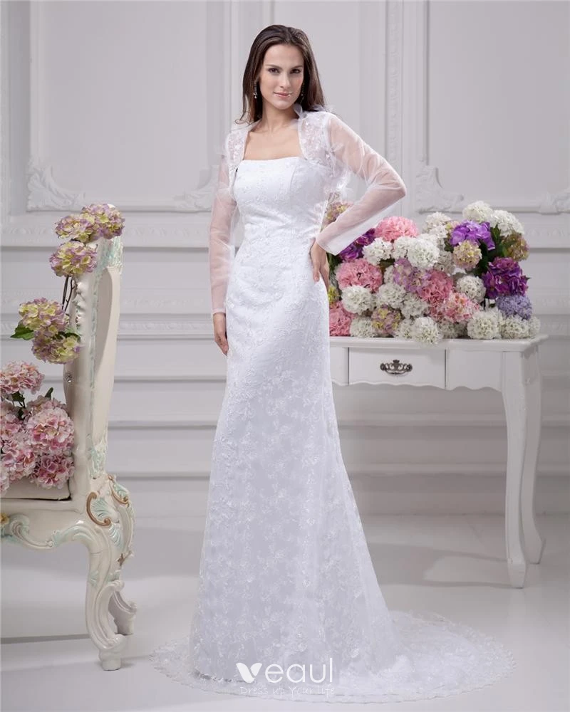 Pink sheath clearance wedding dress