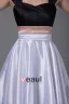 Imitation Silk Square Knee Length Color Matching Bridesmaid Dresses