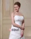 Magnifique Bustier En Satin Train Chapelle Nuptiale A-ligne Plus La Robe De Mariage