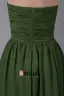 Chiffon Imitation Silk Ruffle Halter Knee Length Bridesmaid Dresses