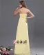 Chiffon Kjaereste Krusning Gulv Lengde Brudepikekjoler