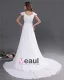Chiffon Scoop Beading Court Empire Bridal Gown Wedding Dresses