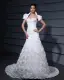 Beading Applique Decor Sweetheart Chapel Train Taffeta Bridal Grown Mermaid Wedding Dress