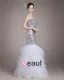 Sweetheart Floor Length Paillette Satin Women Mermaid Wedding Dress