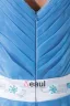 Stylish Organza Satin Silk V Collar Ruffle Back Zipper Beading Belt Knee Length Sleeveless Tiered Cocktail Dress