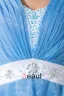 Stylish Organza Satin Silk V Collar Ruffle Back Zipper Beading Belt Knee Length Sleeveless Tiered Cocktail Dress