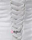 Sweetheart Beading Pleated Floor Length Organza Mermaid Wedding Dress