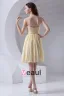 Fashion Sweetheart Knee Length Ruffle Chiffon Bridesmaid Dress