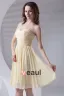 Fashion Sweetheart Knee Length Ruffle Chiffon Bridesmaid Dress