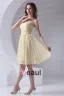 Fashion Sweetheart Knee Length Ruffle Chiffon Bridesmaid Dress