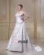 Satin Tribunal Scoop De Broderie Plus La Taille Robe De Mariage Nuptiale Robe