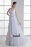 En Mousseline A Volants Noeud Boule De Longueur De Plancher Plisse Robe De Mariée Empire